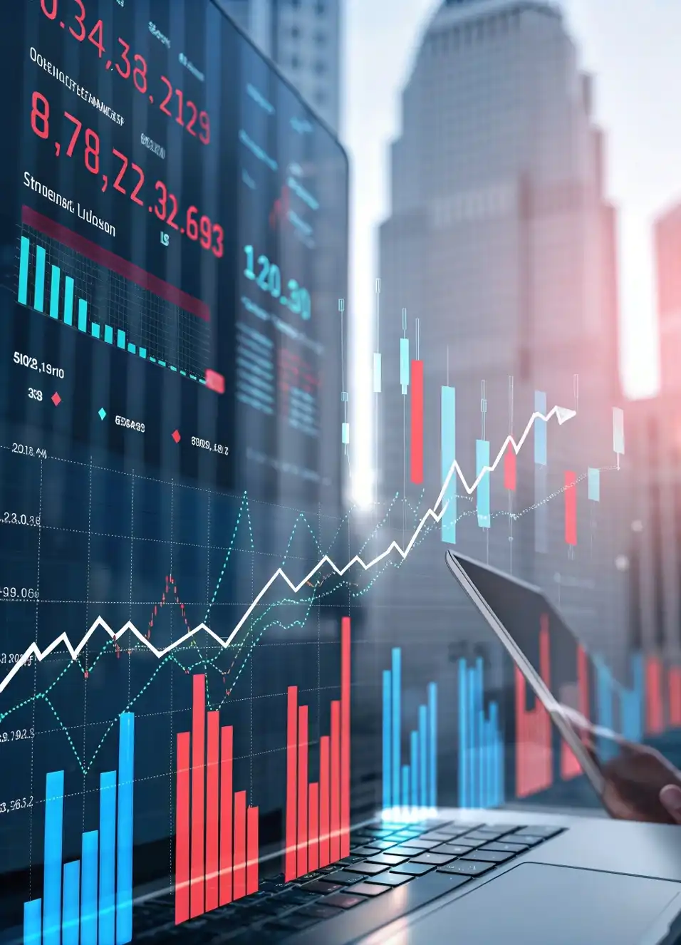 تطبيق Finance Legend — واجهة التداول